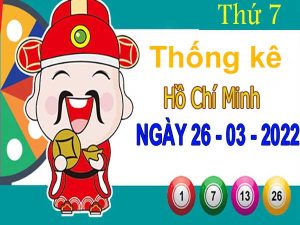 Thống kê XSHCM ngày 26/3/2022 – Thống kê KQ Hồ Chí Minh thứ 7 chuẩn xác