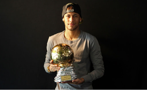 Neymar nhận giải thưởng Samba Gold