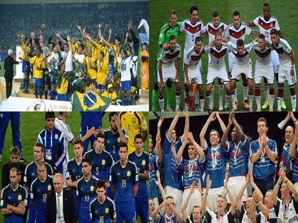 Các đội vô địch World Cup nhiều nhất trong lịch sử