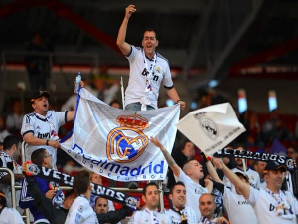 Real Madrid có lượng fan hâm mộ đông đảo