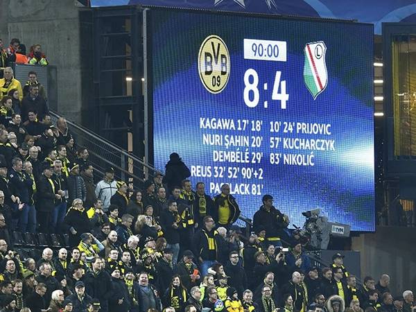 Borussia Dortmund 8-4 Legia Warsaw (Champions League 2016)