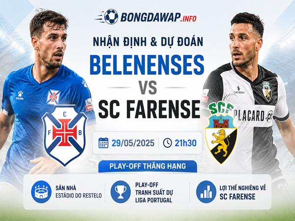 Thông tin nhận định Belenenses vs SC Farense